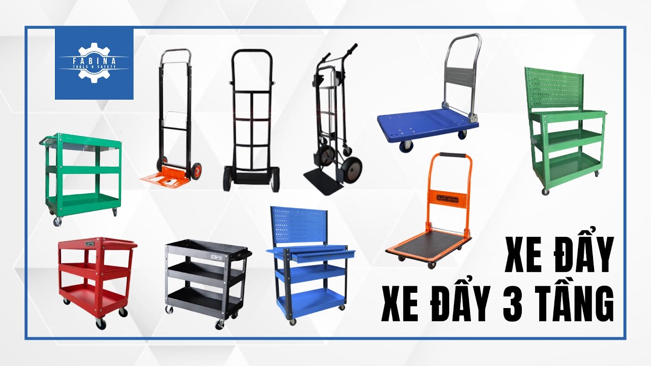 Xe đẩy Fabina thiết kế dành cho thợ Việt